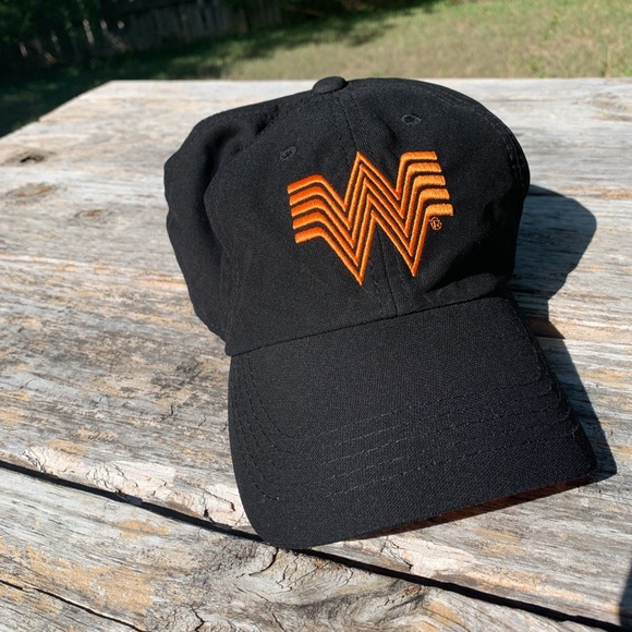 Black Orange Whataburger Hat 